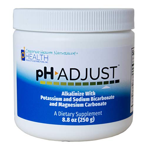 pH Adjust Alkalinizing Formula | Alkalinize with Potassium and Sodium Bicarbonate and Magnesium Carbonate | Rapidly Balances pH Levels | Tastes Good | Easy-to-Use Fine Powder | 250 GM