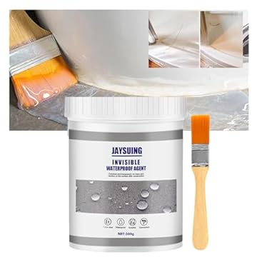 Winnsell 300g Transparent Waterproof Coating Agent, Invisible Insulation Sealant Super Strong Anti-Leakage Roof & Patio Sealer for Home & Bathroom