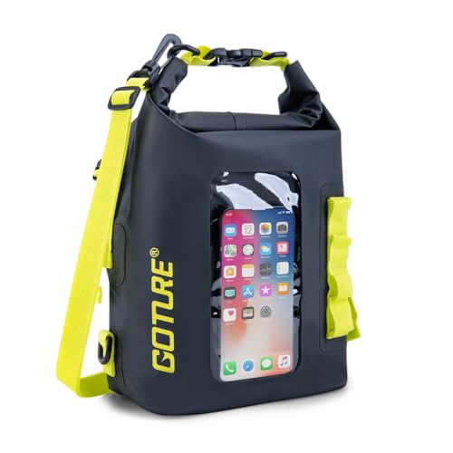 Goture Dry Bag, 5L Waterproof Bag with Shoulder Straps, 500D
