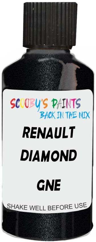 Touch Up Paint Compatible With Renault Diamond Black Pearl Gne Scratch Fix Automotive Car (30Ml)
