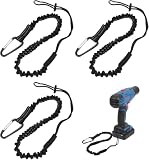 3 Stück Werkzeugsicherung Lanyard, Werkzeug Fallschutz mit Karabiner