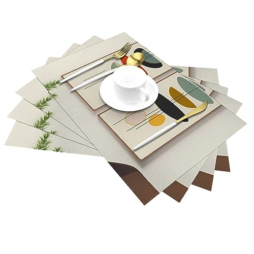 Sets de table modernes du milieu du siècle pour repas en extérieur - 5