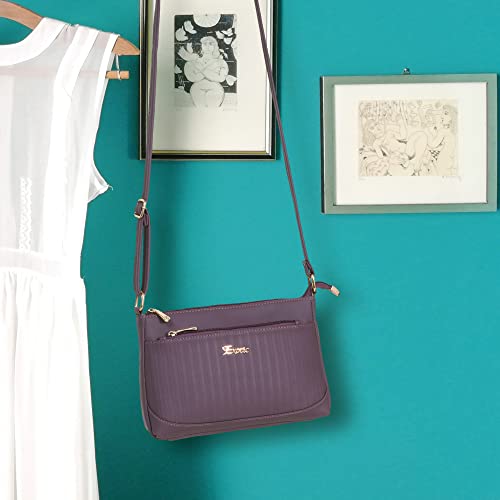 Image of EXOTIC Women's Studded Dual Tone Sling Bag -Green