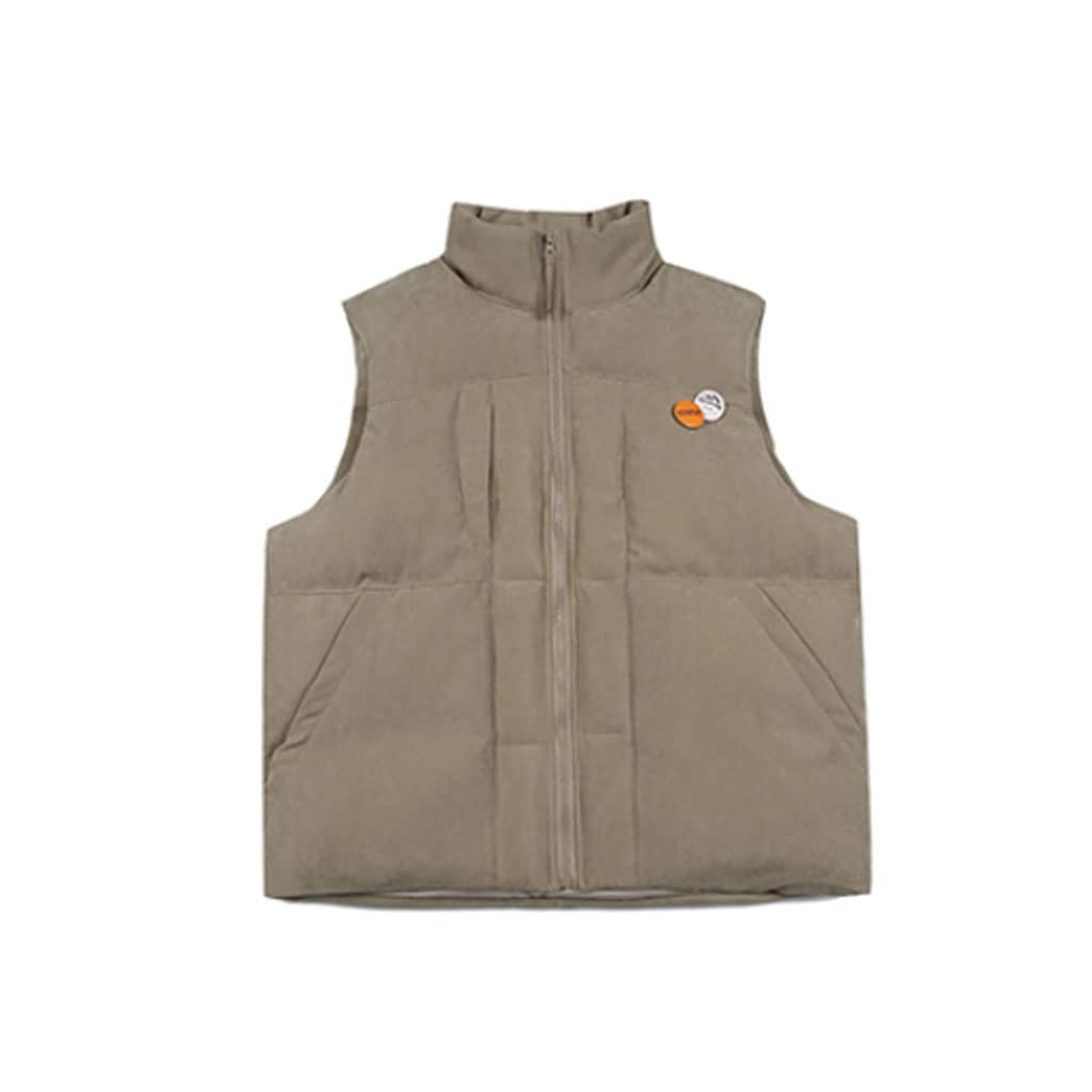 ENODS Winter Warm Thick Coats, Men's Outdoor Sleeveless Jacket with Pockets,Loose Fashion Solid Color Vest(Size:L,XL,2XL)