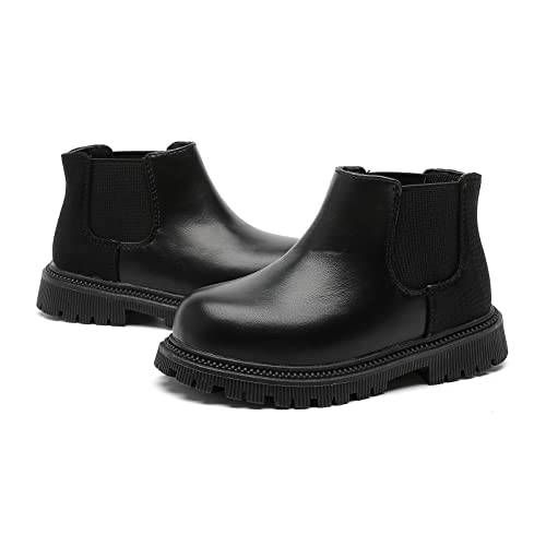 Girls Ankle Boots Chelsea Boots Fashion Side Zipper Boots Lace Up Waterproof Combat Shoes for Toddler/Little Kid4