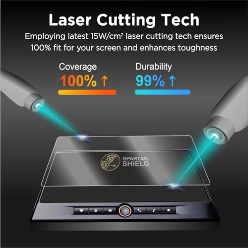 Image of Spartan Shield Screen Guard for MAHINDRA XUV 3XO 2026 [2024 - Running] || 10.25-inch Infotainment Protector | Scratch Proof | Water Resistant | Bubble-Free Installation | New XUV3XO Facelift Car Stereo Display Accessories [Not Tempered Glass]