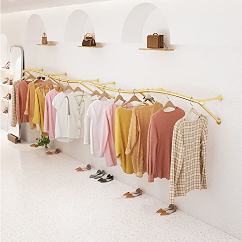 Organizador de ropa elegante y duradero de hierro para tiendas de moda 5