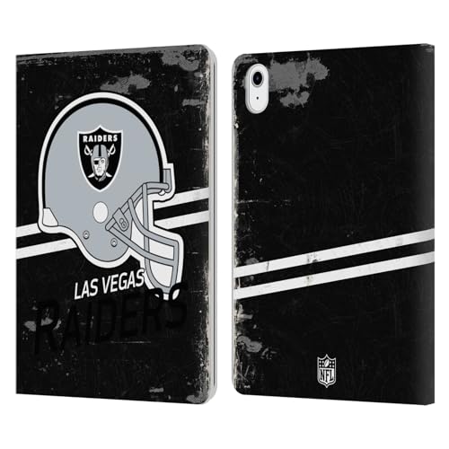 Coque Las Vegas Raiders iPad Air 11 étui portefeuille cuir NFL