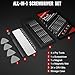 SHARDEN Small Screwdriver Set, 31 in 1 Screw Driver Set Kit with Torx, Phillips, Flathead, Mini Repair Tools Kit for Laptop, Phone, MacBook, Computer, Electronics, Glasses, Watch