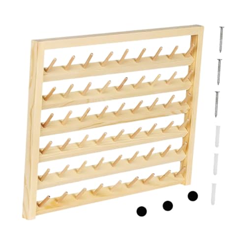 VILLCASE 1 Set Thread Spool Holder Rack Easy to Install and Use Lightweight and Stable Design for Seamless Sewing Storage for Crafting and Embroidery Wall Mounted Organizer