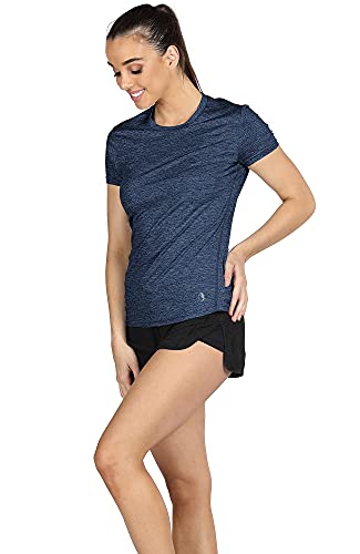 Image of icyzone Workout Running Tshirts for Women - Fitness Athletic Yoga Tops Exercise Gym Shirts (Pack of 3)