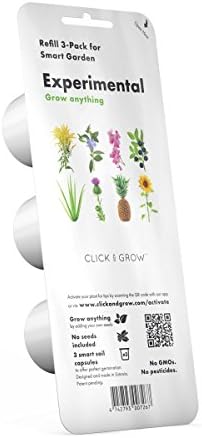 Click & Grow Seedless Grow Anything Pods 3 Pack, Experimental Pla...