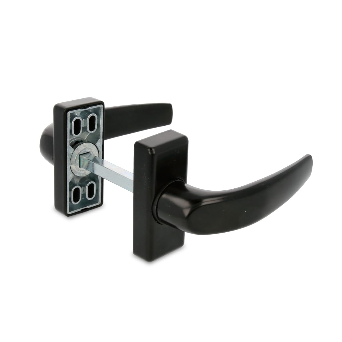 Amig 19237 - Handle PUE.Delta al.lac.Black jgo, Schwarz, 121 x 72 mm