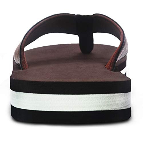 Dwg Men'S Soft Flip-Flop Sandals, Light Weight, Shock Proof, Non-Slip, Wide Sole, Canvas Strap, Comfort Thong Slippers For Indoor And Outdoor Beach thumb #2