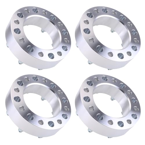 oAutoSjy Espaçadores de roda de 2 polegadas 8x170 para F250 F350 1999-2002, 4 peças de adaptadores d