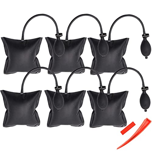 Juego de 6 cojines de montaje, coche/cuña/shim/tope de puerta/mandíbula/palanca, tensor neumático, cuña de aire, herramienta de alineación hinchable, herramientas de mano acolchadas Cover