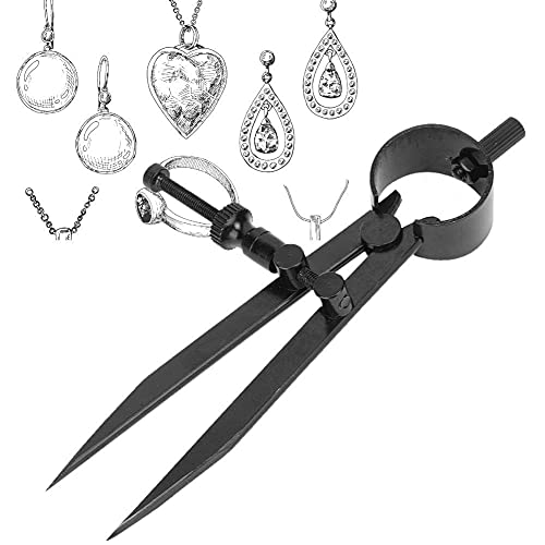 Fine Point Divider, Jewelry Marking Tool Square Tapered Legs Engraving Tools Jewelry Repair Artist Proportional Scale Divider Drawing Tool Beading Long Fine Point Marking Jewelry Tools (S)