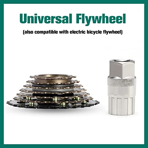 Bicycle Freewheel Remover Tool, Mountain Bike Cassette Freewheel Lockring Bottom Bracket Repair - Image 4