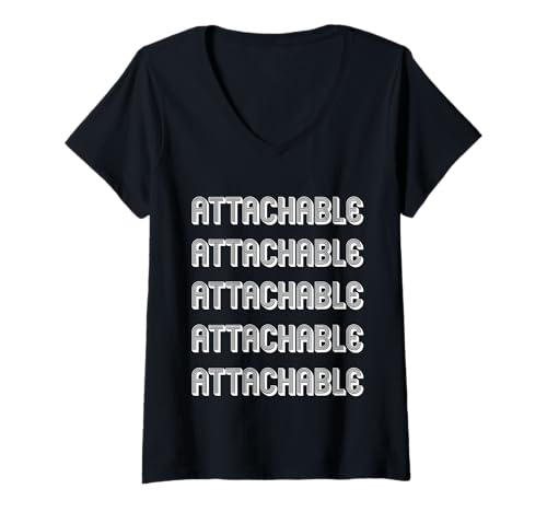 Mujer Fijable Camiseta Cuello V