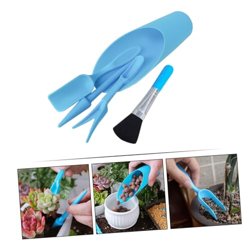 Kit de herramientas para plantas suculentas con bulbo y cepillo miniatura 7