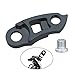 RNXRZANK 2xBikes Tail Hook Hanger Converter Extension Accessories Equipment Black