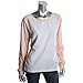 Calvin Klein Jeans Women's Long-Sleeve Woven-Front Sweatshirt