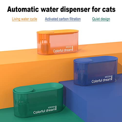 Fuente de agua automática para perros y gatos silenciosa miniatura 2
