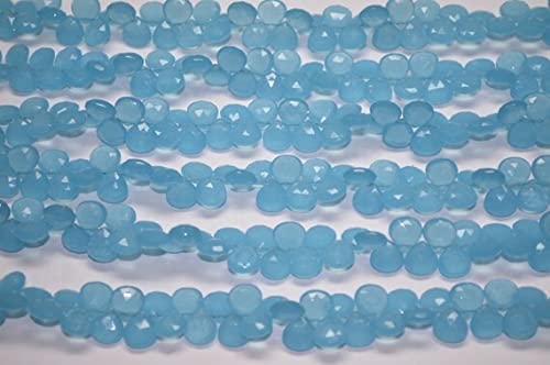 Quartz calcédoine bleu ciel 10mm LKBEADS, idéal pour créer un cadeau unique