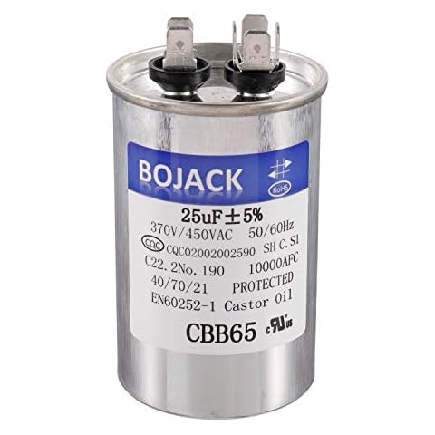 Condensador BOJACK 25uf 370 450 V AC CBB65 Cover