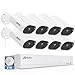 Produktbild ANRAN 5MP Überwachungskamera Set PoE, Videoüberwachung mit 8CH 5MP NVR und 8X 5MP PoE Aussen Kamera, Bewegungserkennung, IR Nachtsicht, 24/7 Überwachung, 2TB Festplatte eingebaut