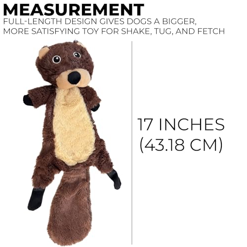 Juguetes de peluche para perros sin relleno 4 unidades miniatura 2