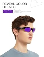 Mryok Polarisierte Ersatzgläser für Oakley Holbrook OO9102 - Plasma Purple – Ansicht 3