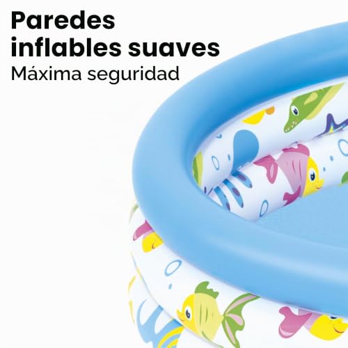 Miniatura 5 de Bestway 51008 - Piscina Hinchable Infantil Coral Ø102x25 Cm