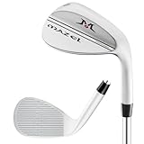 MAZEL Premium Golf Sand Wedge,Gap Wedge,Lob Wedge for Men & Women,Easy Flop Shot,Escape Bunkers and Quickly Cuts Strokes Around The Green,High Loft Golf Club Wedge (Silver 52D Sand Wedge)