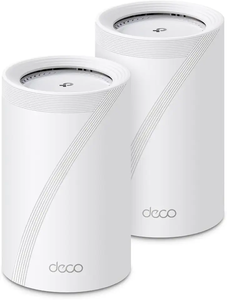 Tp-Link Deco BE14000 Tri-Band Whole Home Mesh WiFi 7, 10Gbps Port, MLO, 320 MHz, 6 GHz, Seamless AI Roaming, HomeShield Security, Gaming & Streaming, Smart Home, Parental Control (Deco BE68(2-Pack))