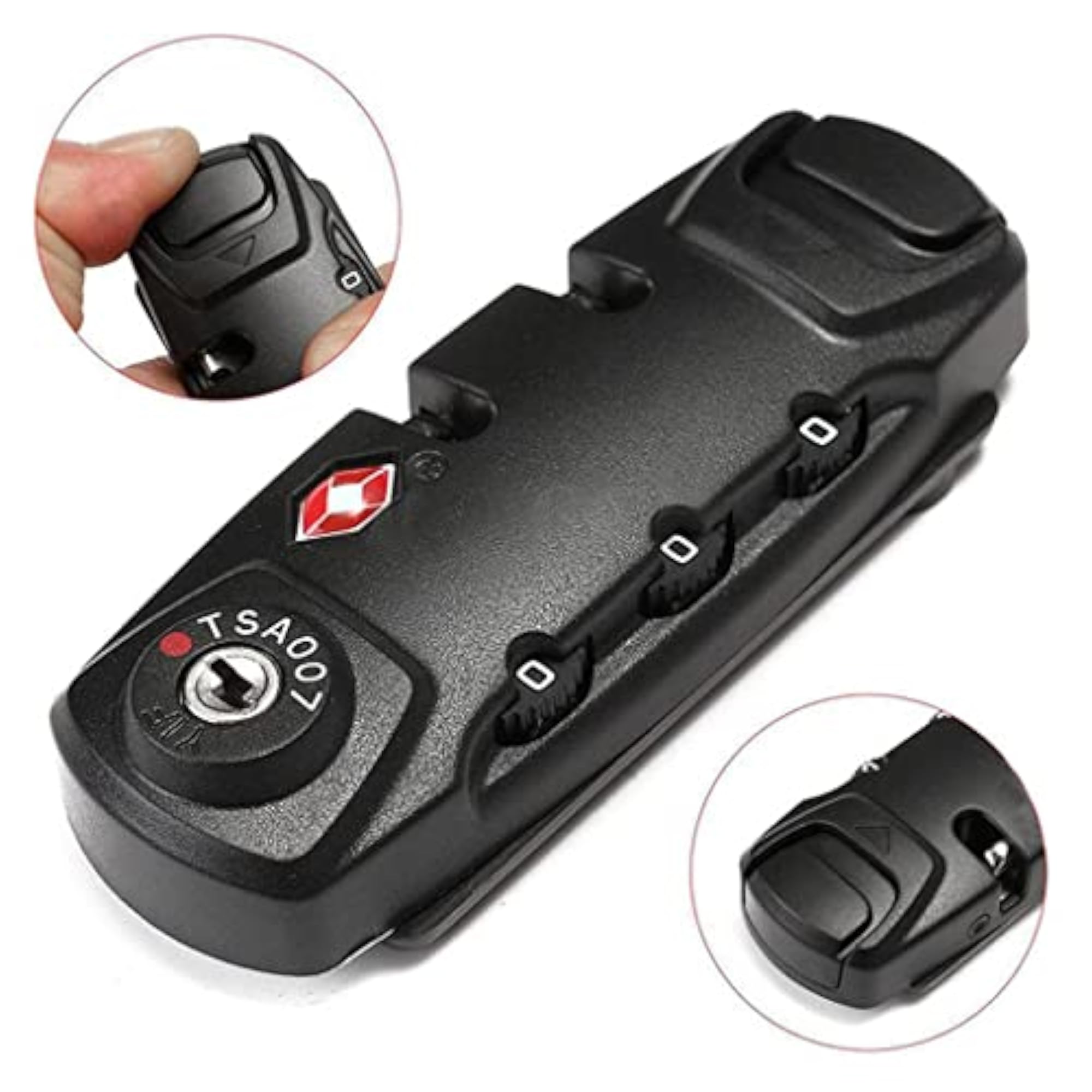 3x TSA Secure Luggage 3 Digit Combination Lock Padlock