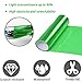 PYALXDN 1 Pcs Car Light Tint Film 12 X 48inch,Cuttable&Stretchability Car Headlight Taillight Fog Light Vivid Vinyl Wrap Protector,Non-Marking Self-Adhesive Decals Car Decor mit squeegee,Green
