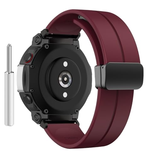 Image of YODI Strap Band Compatible with Amazfit T-Rex 2 Smartwatch Only Soft Silicone | Nylon | Chain | Leather Watch Straps with Installation Adjuster Tool For Amazfit TRex 2