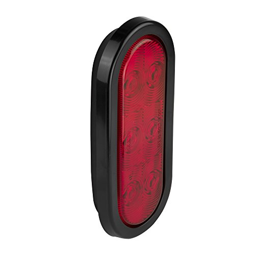 Blazer International C561Rtm 6" Led Oval Stop/Tail/Turn Light, Red #TOP2
