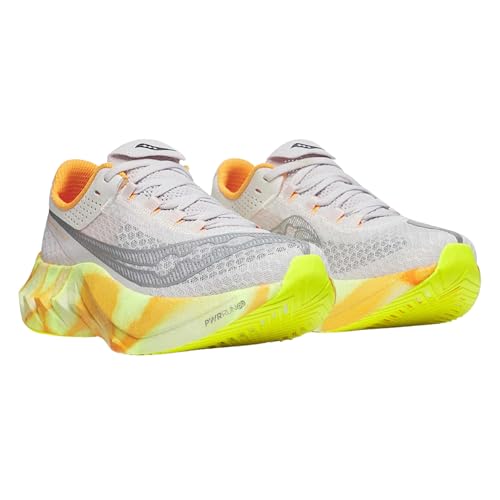 Saucony Men's Endorphin Pro 4 Sneaker, Fog/Peel, 15 by Saucony - Image 3