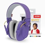Alpine Muffy Kids Ear Defenders Children aged up to 16 – CE & UKCA Certified – 25 dB Noise Cancelling Headphone for Autism, Sensory Aid – Premium Hearing Protection with Adjustable Headband – Purple
