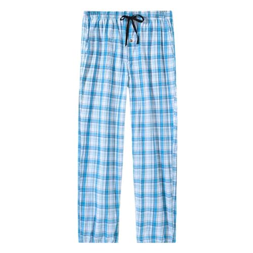 Image of MoFiz Men's Pajama Pants Ultra Lightweight Pjs Bottoms Sleepwear Bottom Pants with Pocket Drawstring 3-Pack