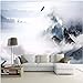 Produktbild Benutzerdefinierte wandbild tapete moderne einfache wolf totem berg elch foto wandmalerei wohnzimmer hintergrund wanddekoration foto mural(W)430x(H)300cm