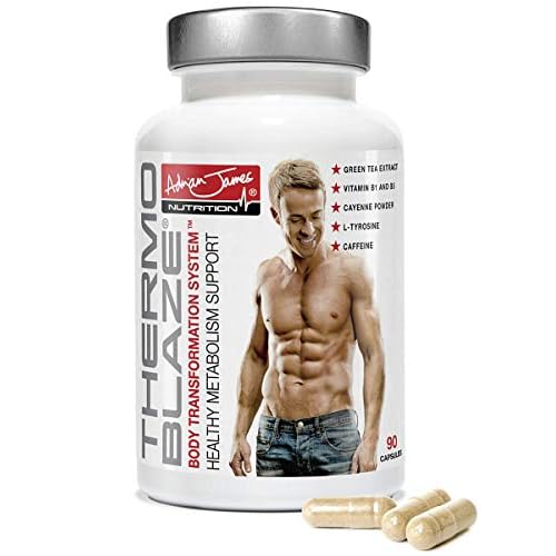 Thermoblaze Fat Burners for Men & Women, Weight Loss Diet Pills & Appetite Suppressants, 90 Capsules
