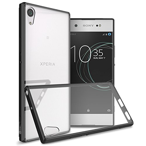 CoverON Hard Slim Fit ClearGuard Series for Sony Xperia XA1 Ultra Case, Clear with Black Trim