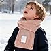 CaySep Kids Winter Warm Knit Scarf Soft Stretch Knitted Neck Scarves Fashion Solid Color Scarf for Toddler baby Boys Girls