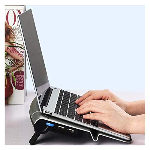 Base refrigerante de aluminio para laptop ajustable miniatura 4