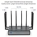 UOTEK 5G SIM Card Router CPE, WiFi 6 5G Cellular Modem Dual Band NSA SA with SIM Card Slot for Smarthome Office Indoor High Speeed Wireless Router