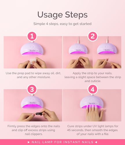 Image of MelodySusie Pocket-Sized UV /LED Nail Lamp P-Art04 for Semi-Cured Strips