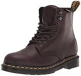 Dr. Martens Unisex 1460 Pascal Fashion Boot, Dark Brown Valor WP, 7 US Women